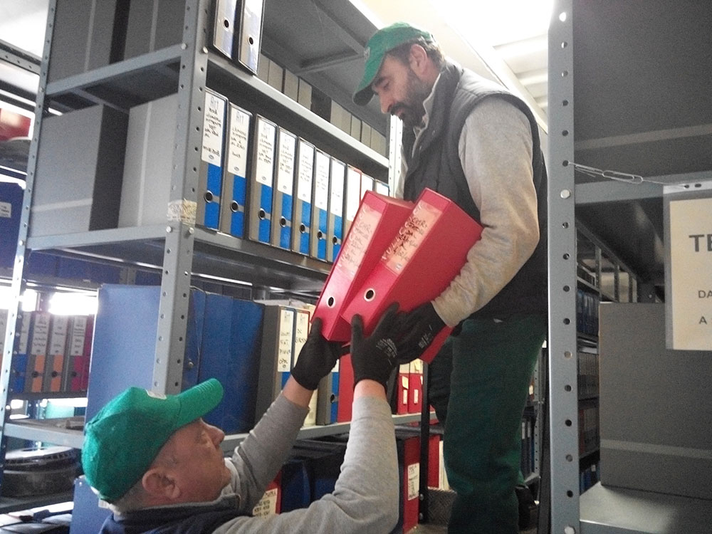 Cooperativa facchinaggio gestione magazzino carico scarico